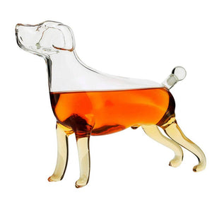 Labrador Dog Animal Whiskey and Wine Decanter 500ml