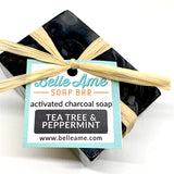 Activated Charcoal Soap Tea Tree and Peppermint